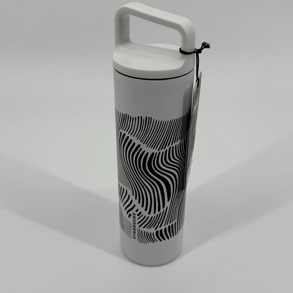 Starbucks MIIR Africa Zebra Stainless Steel Tumbler Water Bottle 20 OZ Thermos - Picture 8 of 8